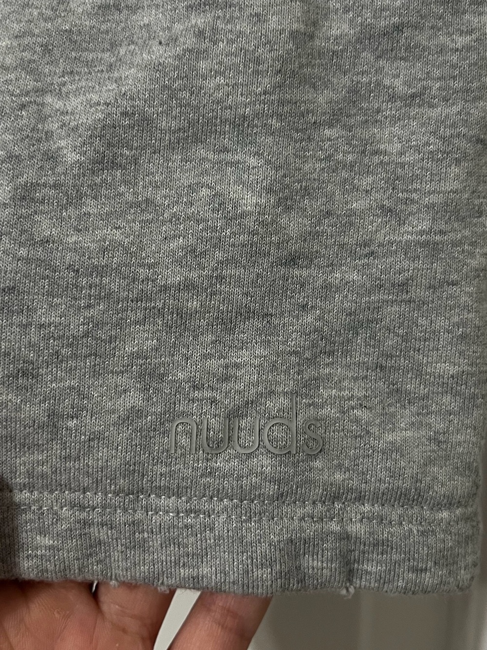 Nuuds Vintage Fleece Gray Oversized Loungewear Sweat Shorts XL - Picture 6 of 8